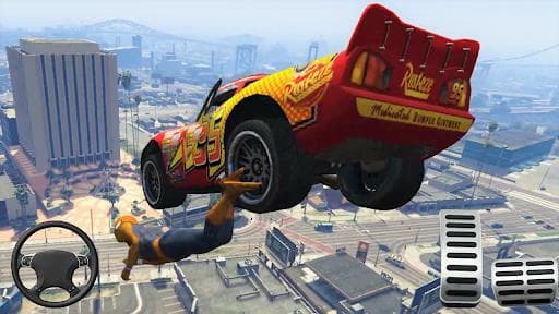 Superhero Car Stunts - Racing Car Games screenshot 4