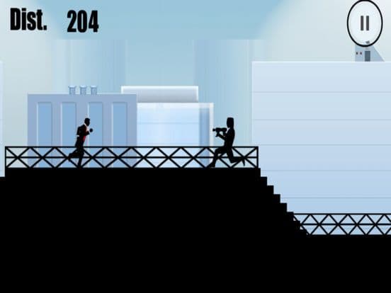 Agent Run And Dash In Vector City 2 - Best vector game for iPhone screenshot 2