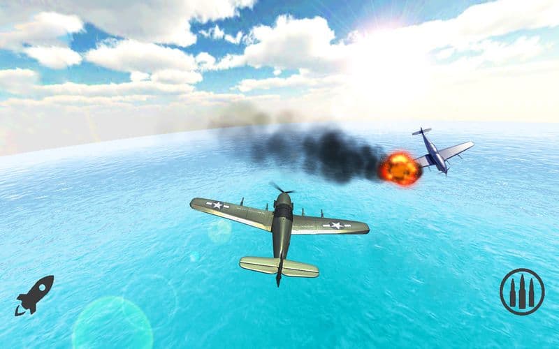 Air Strike HD - Classic 3D Sky Combat Flight Simulator, Warplanes of World War II screenshot 4
