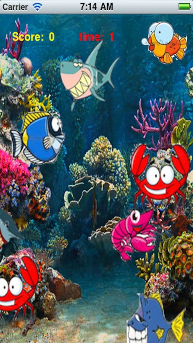 Angry Tap Fish Free - Cool Game screenshot 2