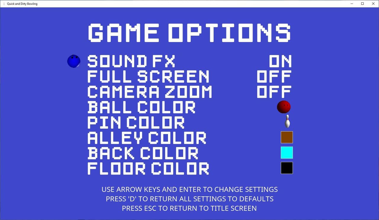 Quick and Dirty Bowling screenshot 3