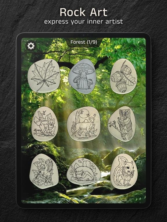 Rock Art - 3D Adult Coloring screenshot 2