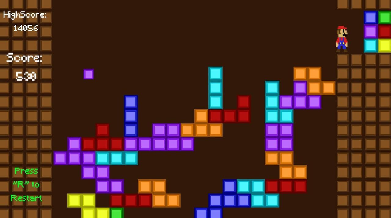 Tetris Mario screenshot 3