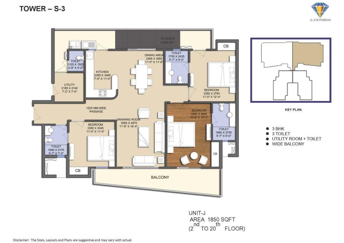 SolitairianCity3BHK