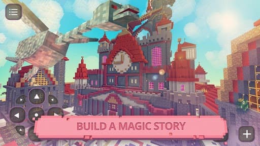 Fairytale Blocky Girls Craft screenshot 3