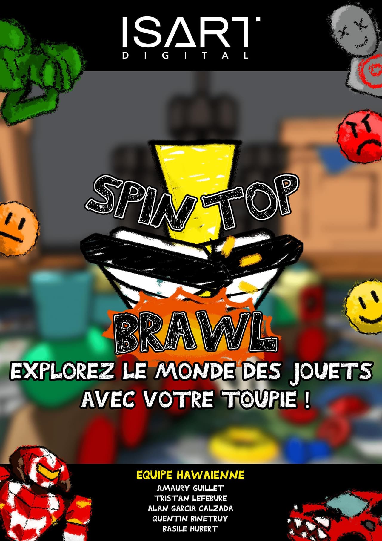 Spintop Brawl: The toys war screenshot 2