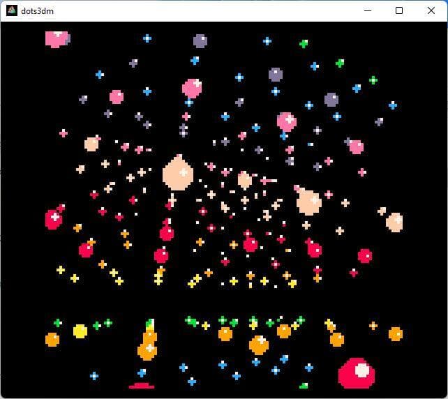 Pico8 Demo Dots3d mods by Toolkitman