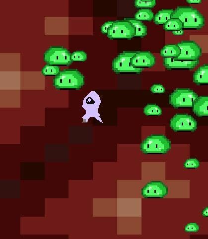 Shadowy assassin girl, early build screenshot 4