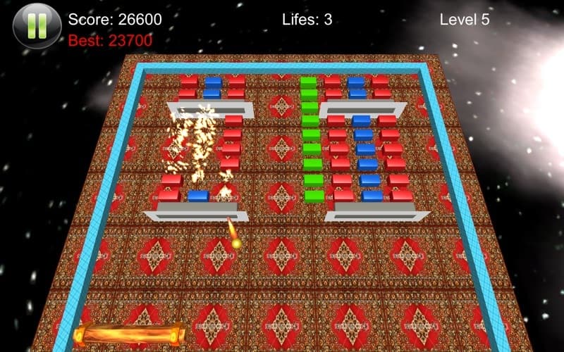 Block Smasher - 3D Arcade Action Reaction Brick Breaker Game screenshot 3