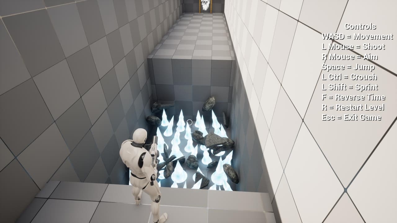 Object Time Reversal (Tenet) Game Mechanic - Demo Level screenshot 2