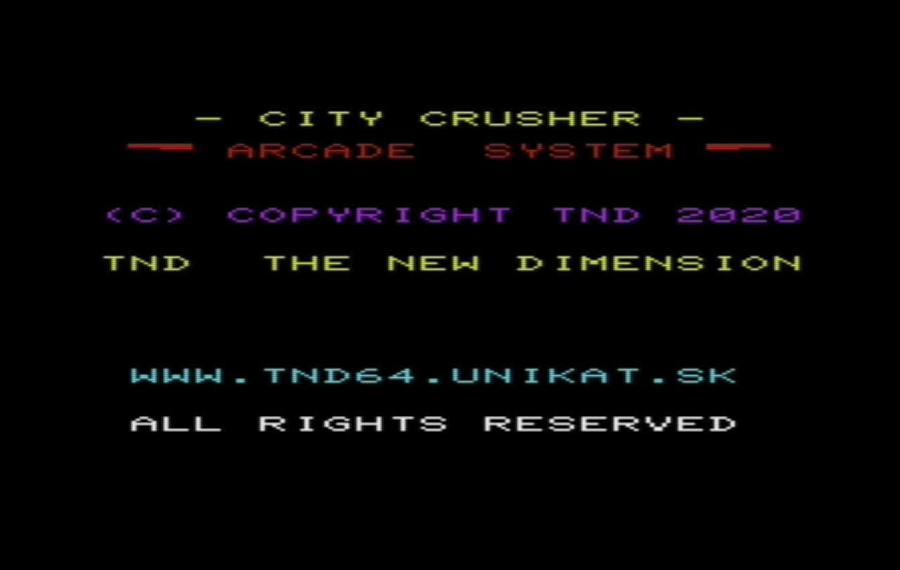 City Crusher Arcade System (VIC-20 +3K) screenshot 2