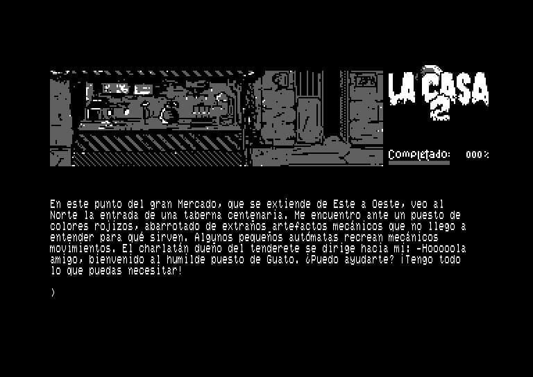 La Casa (Amstrad CPC) (Spanish)