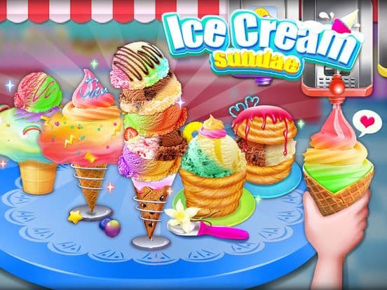 Ice Cream Sundae Milkshake - Frozen Desserts Maker screenshot 2