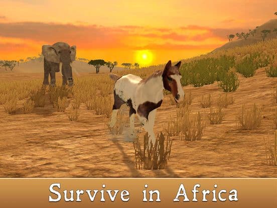 Wild African Horse: Animal Simulator 2017 screenshot 3
