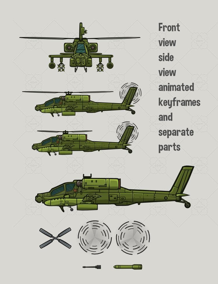 Attack helicopter