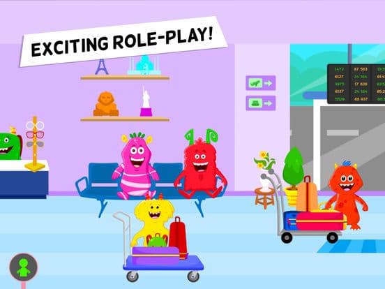 My Monster Town: Airport Game