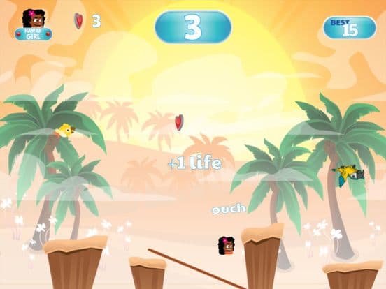 Hawaii Girl - Jumpy Game For Kids screenshot 2