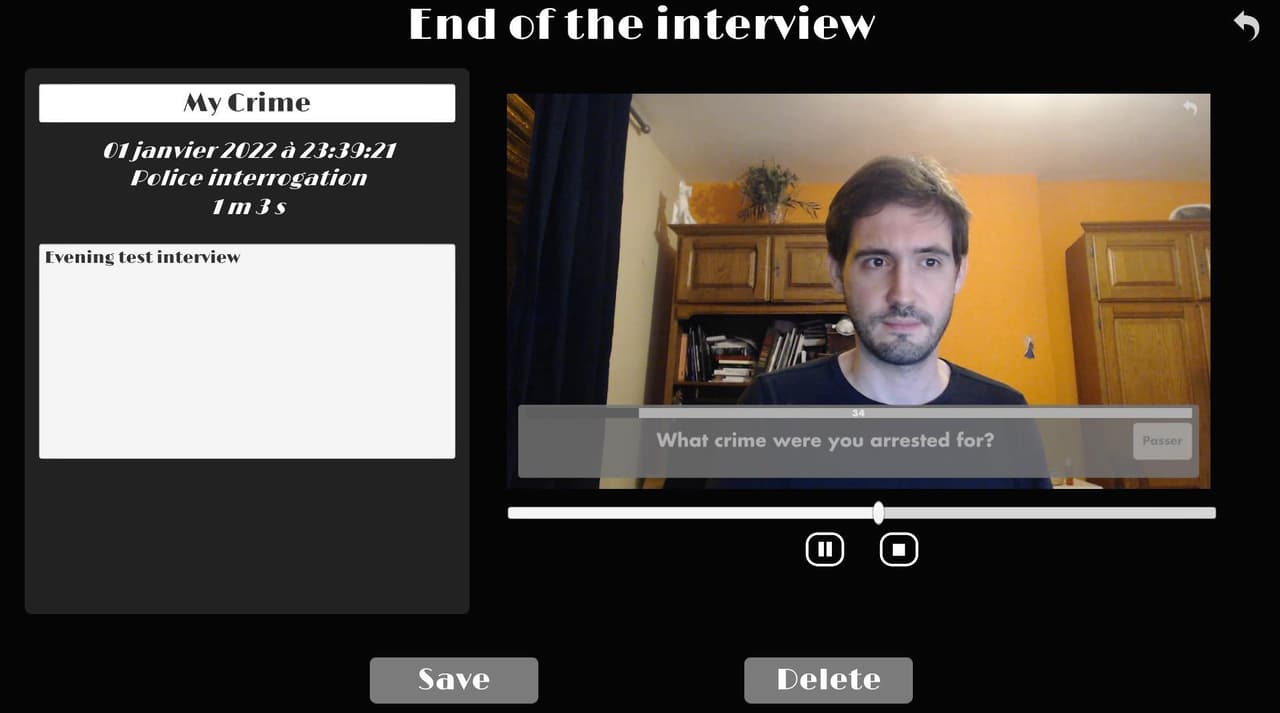 Character Interview screenshot 5