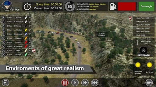 Rally Manager Mobile Free screenshot 3