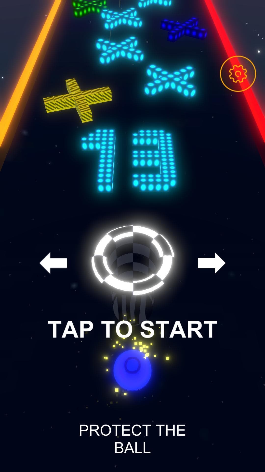 Hole.io Neon screenshot 2