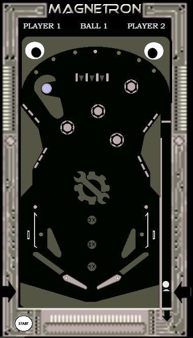 Magnetron Pinball 2D