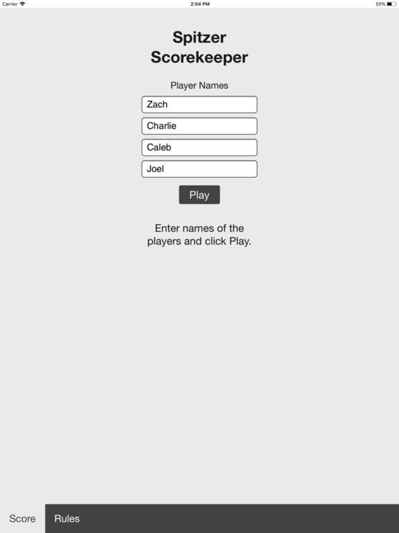 SpitzScore screenshot 3