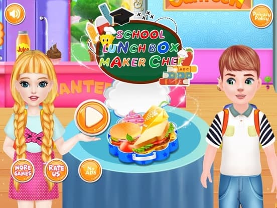 School Lunch Box Maker Chef screenshot 2