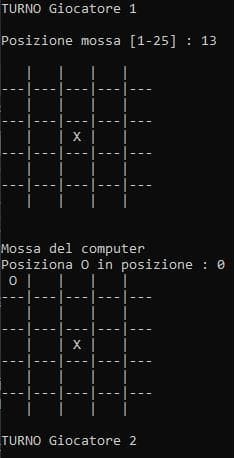 Modded Tic-tac-toe in C