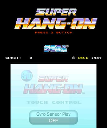 3D Super Hang-On screenshot 2