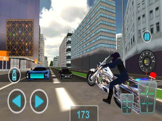 Police Chase Blast - Bike Rider