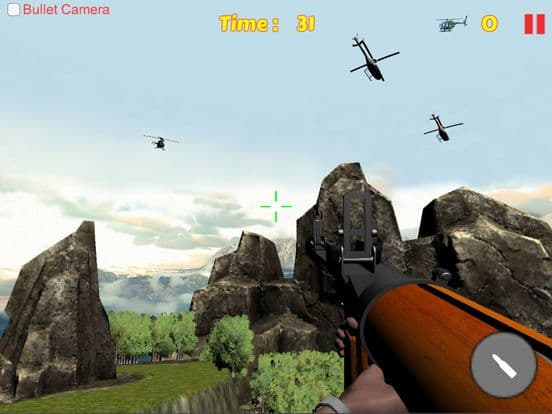 Bazooka Helicopter Shooting Sniper Game screenshot 4