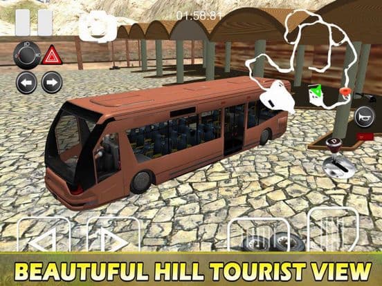 Hill Bus Tourist Game 3D screenshot 2