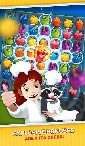 Match - 3 Family Cake Cafe screenshot 4