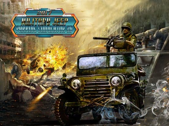 3D Military Jeep Parking Simulator Game screenshot 2