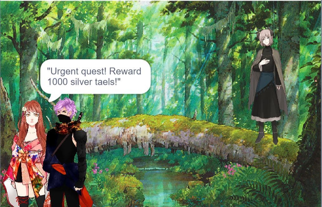Tapestry Patterns RPG Visual Novel screenshot 2