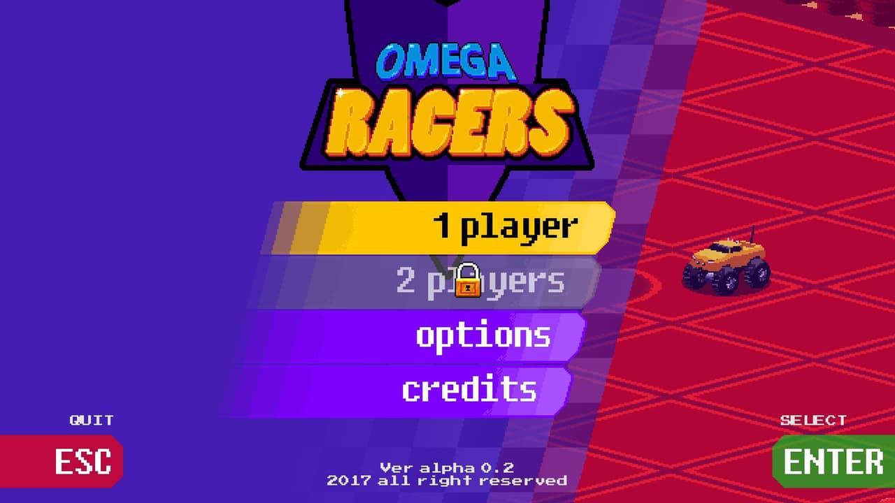 Omega Racers Prototype screenshot 2