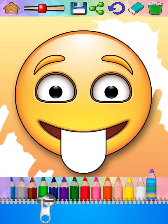Emoticon Coloring book – color emoticons screenshot 4