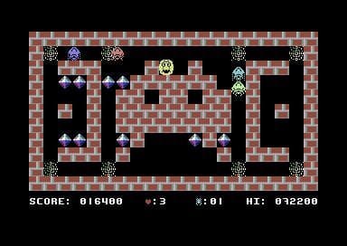 Spider Maze [Commodore 64] screenshot 4