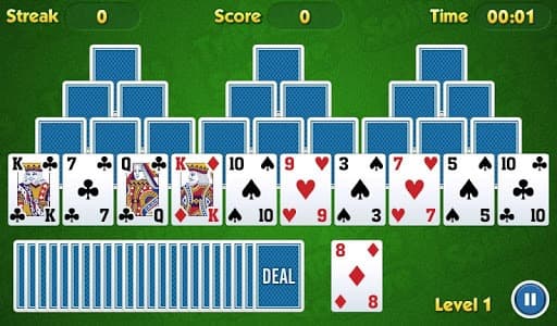 TriPeaks Solitaire Challenge screenshot 2