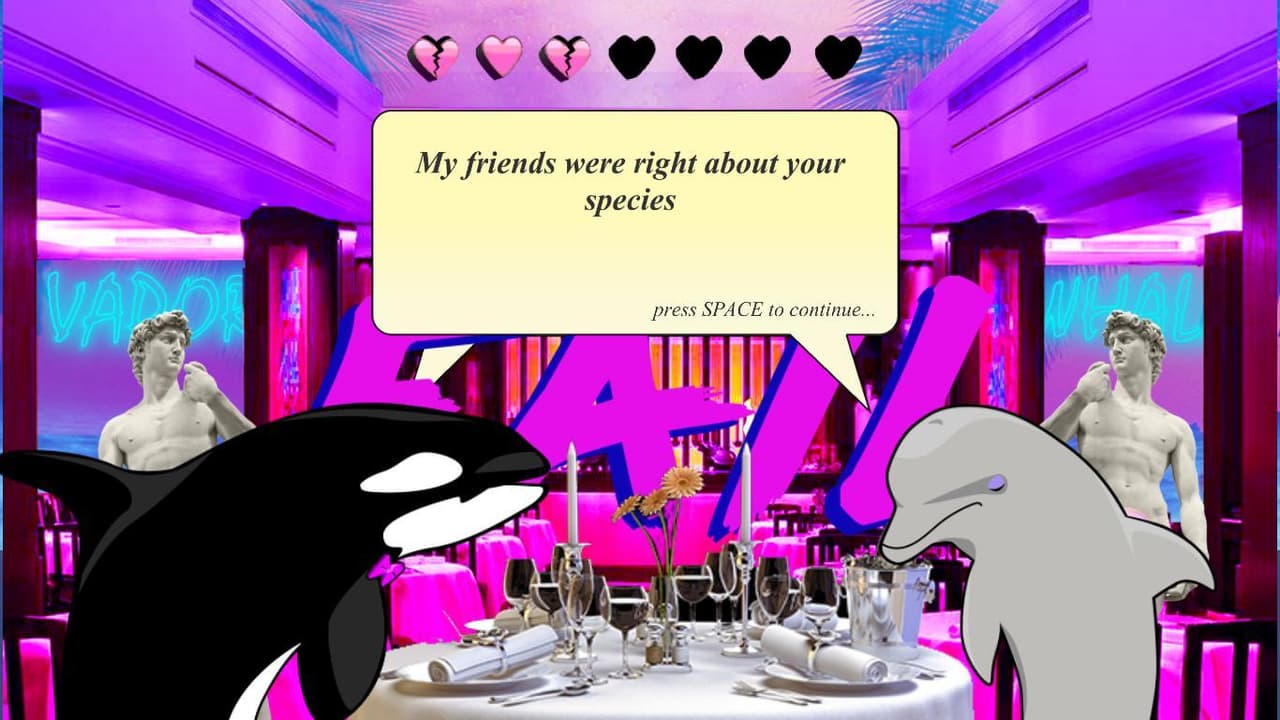 VAPORWHALE Hot Date (GGJ2017) screenshot 4