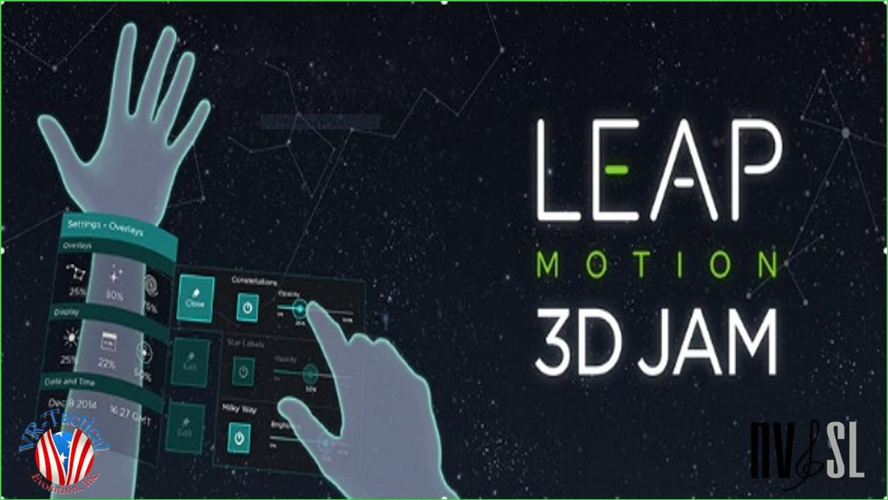 Leap Motion 3D Jam Future DJ\VJ Virtual Fan Experiences screenshot 6