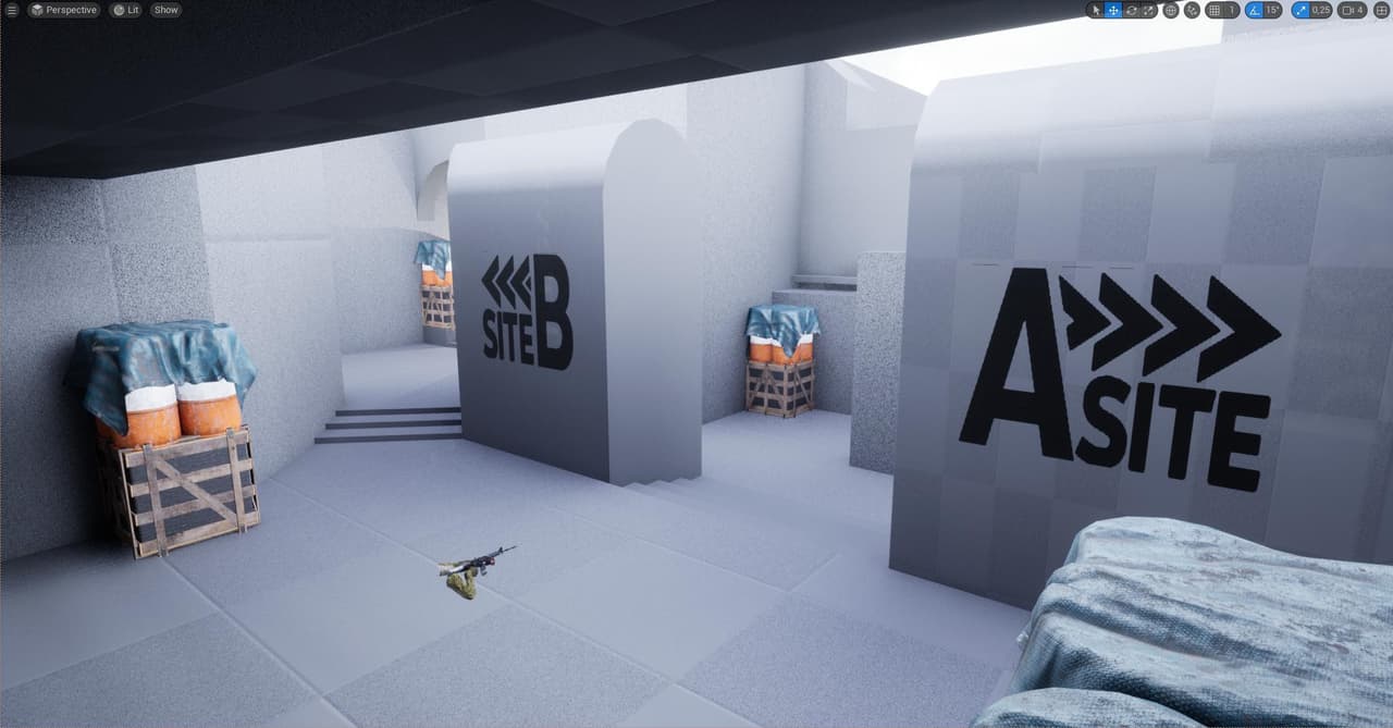 Valorant Level Design Prototype | FPS Personal Exercise screenshot 5