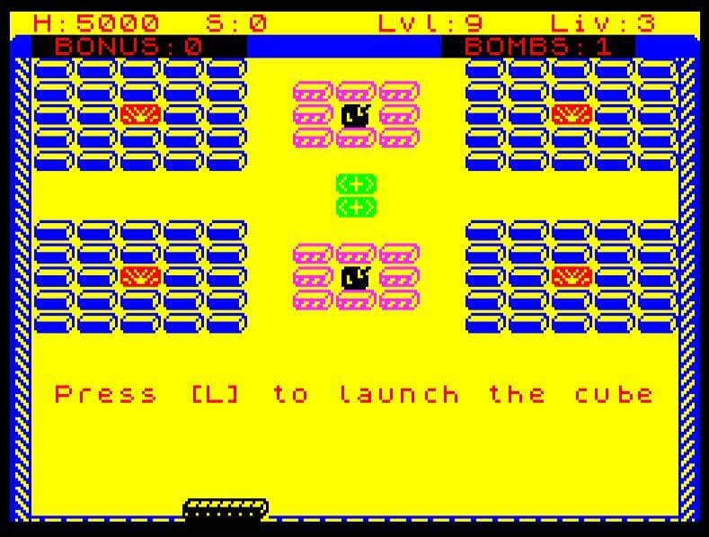Brickz! (GEOMETRICA - Enhanced) ZX Next screenshot 4