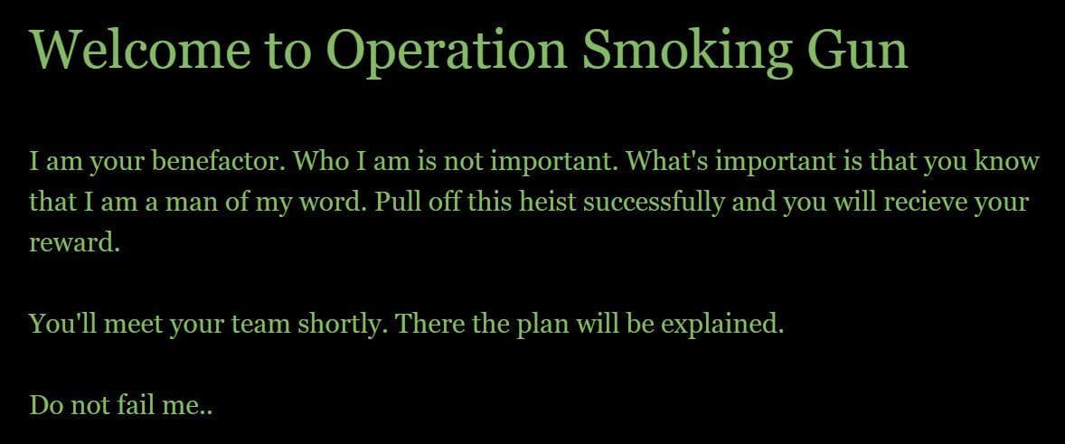 The Smoking Gun