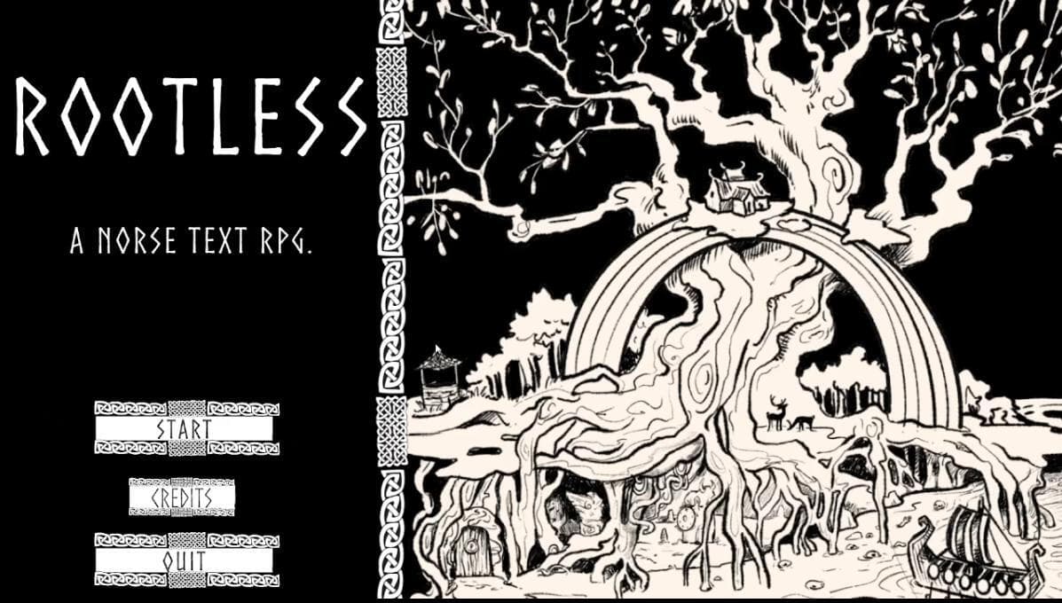 Rootless - A Norse Text RPG screenshot 2