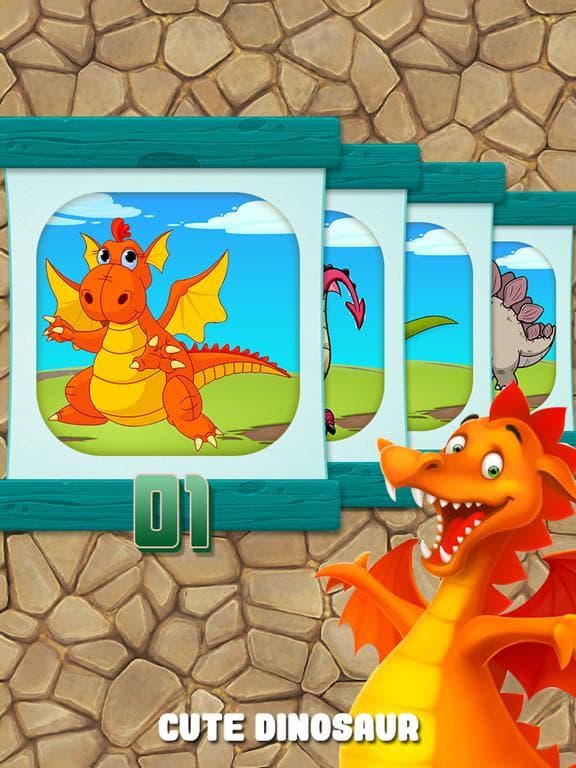 Dinosaur Slide Puzzle For Kids screenshot 3