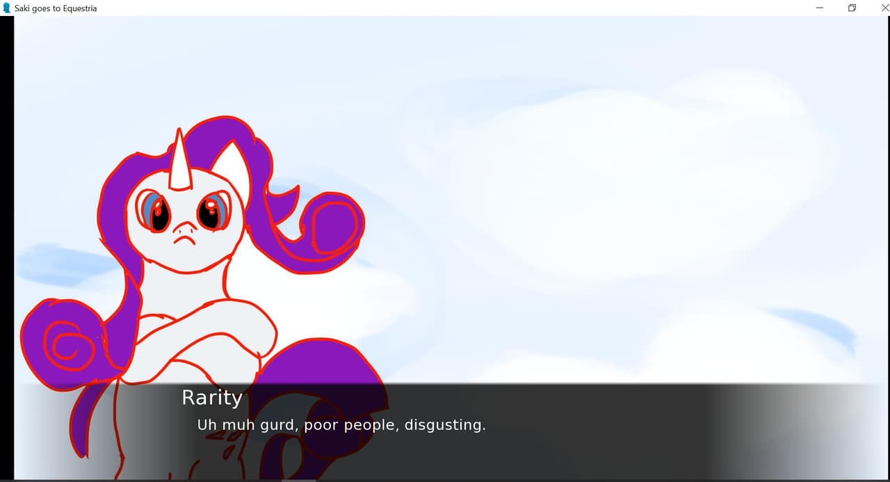 Saki goes to Equestria screenshot 4
