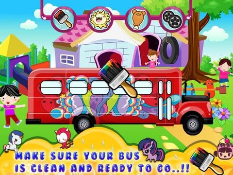 Baby School Bus Wash screenshot 3