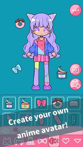 Cute Girl Avatar Maker - Cute Avatar Creator Game screenshot 6