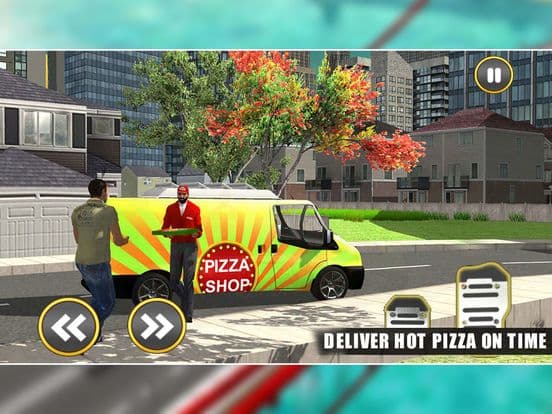 American Pizza Delivery Boy - Ultimate Van Sim 3D screenshot 2